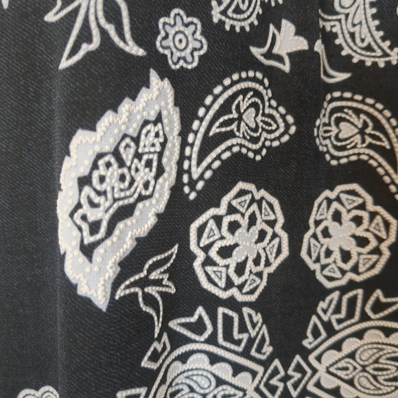 INC Women's Embroidered Black And White Tank Top, Size S - Picture 2 of 8